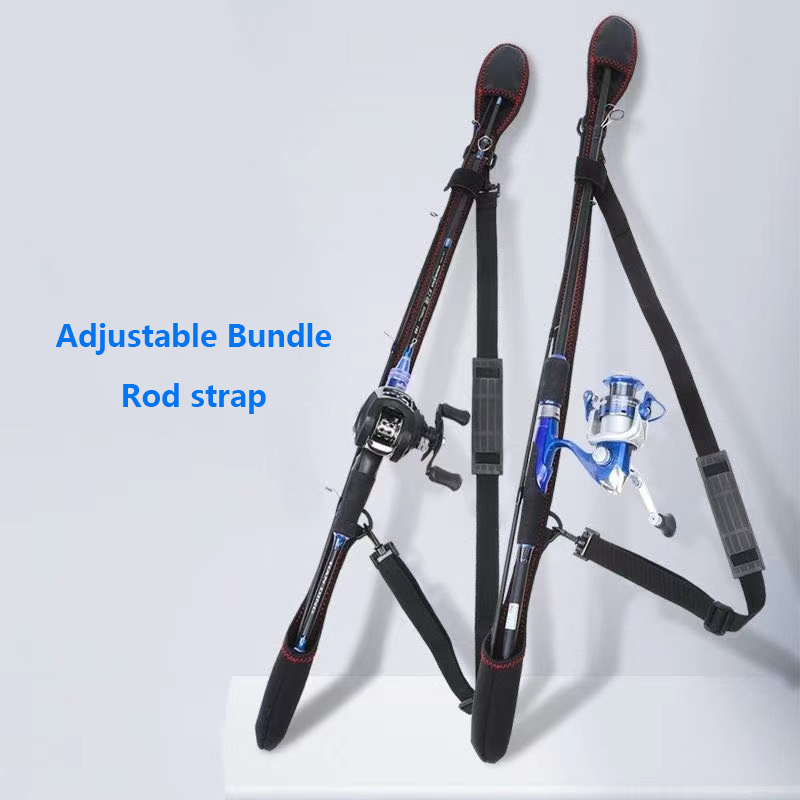 Fishing Rod Case - Neue Angelruten-Schutzhülle Fliegenruten-Abdeckung Rutentasche Halter Gürtelriemen