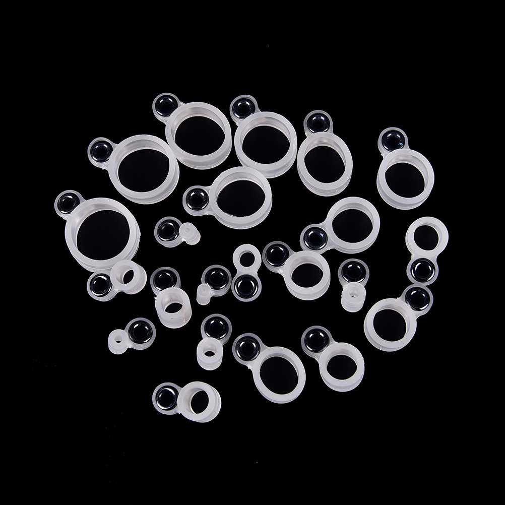 Fishing Rod Tip Replacement - 14 Stück Angelrute Draht ring Silikon