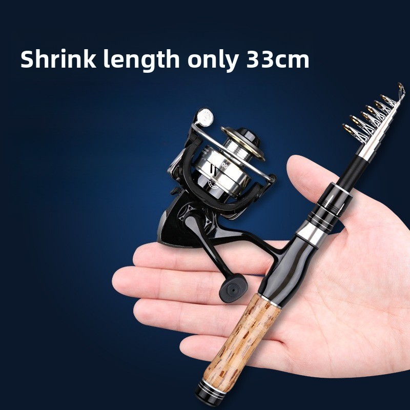Superkurze Angelrute Einziehba – Fishing Rod Spinning Bewertung und Preis