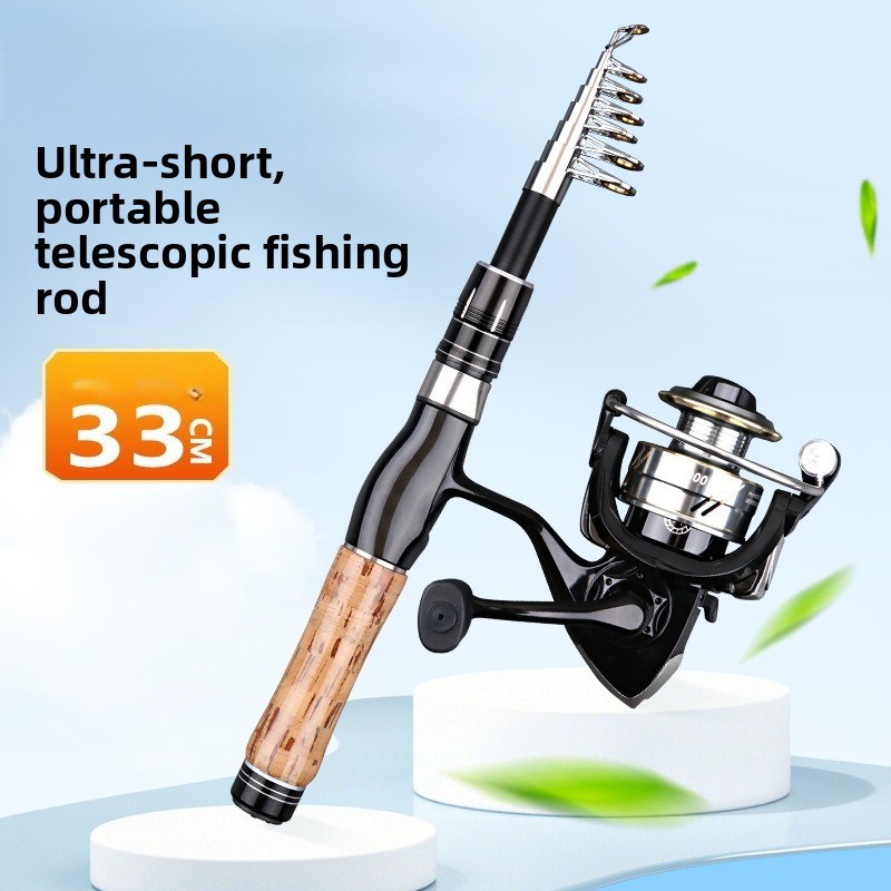 Superkurze Angelrute Einziehba – Fishing Rod Spinning Bewertung und Preis