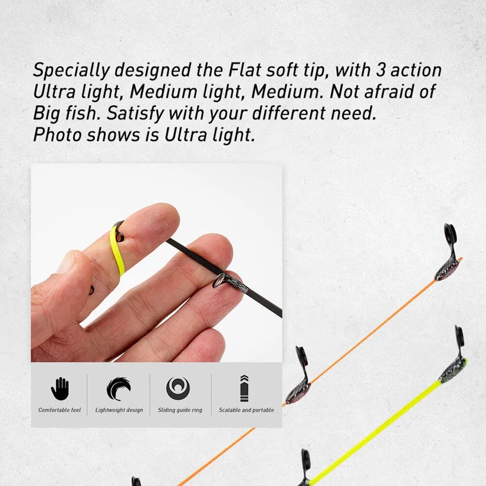 Eis Angelrute 50 cm UL ML M MH – Fishing Rod Ice Bewertung und Preis